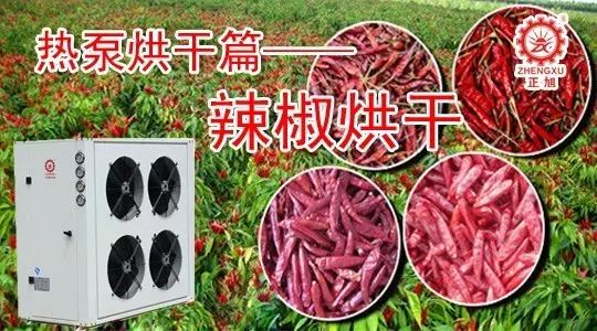 正旭高温热泵烘干辣椒