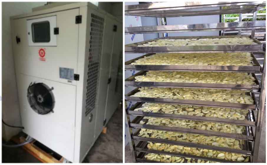 苹果热泵烘干机现场