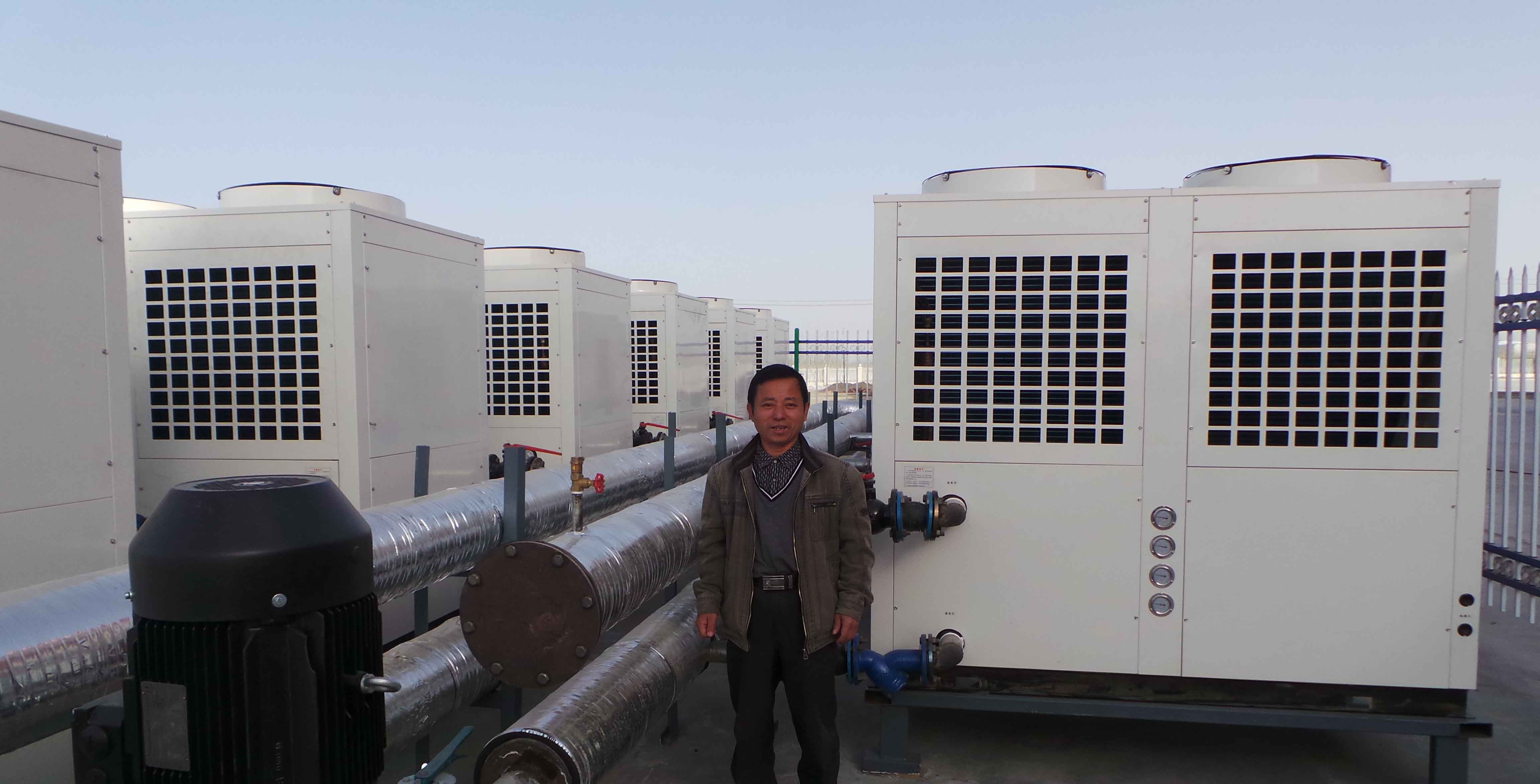 农村空气能采暖安装图 农村空气能采暖安装图